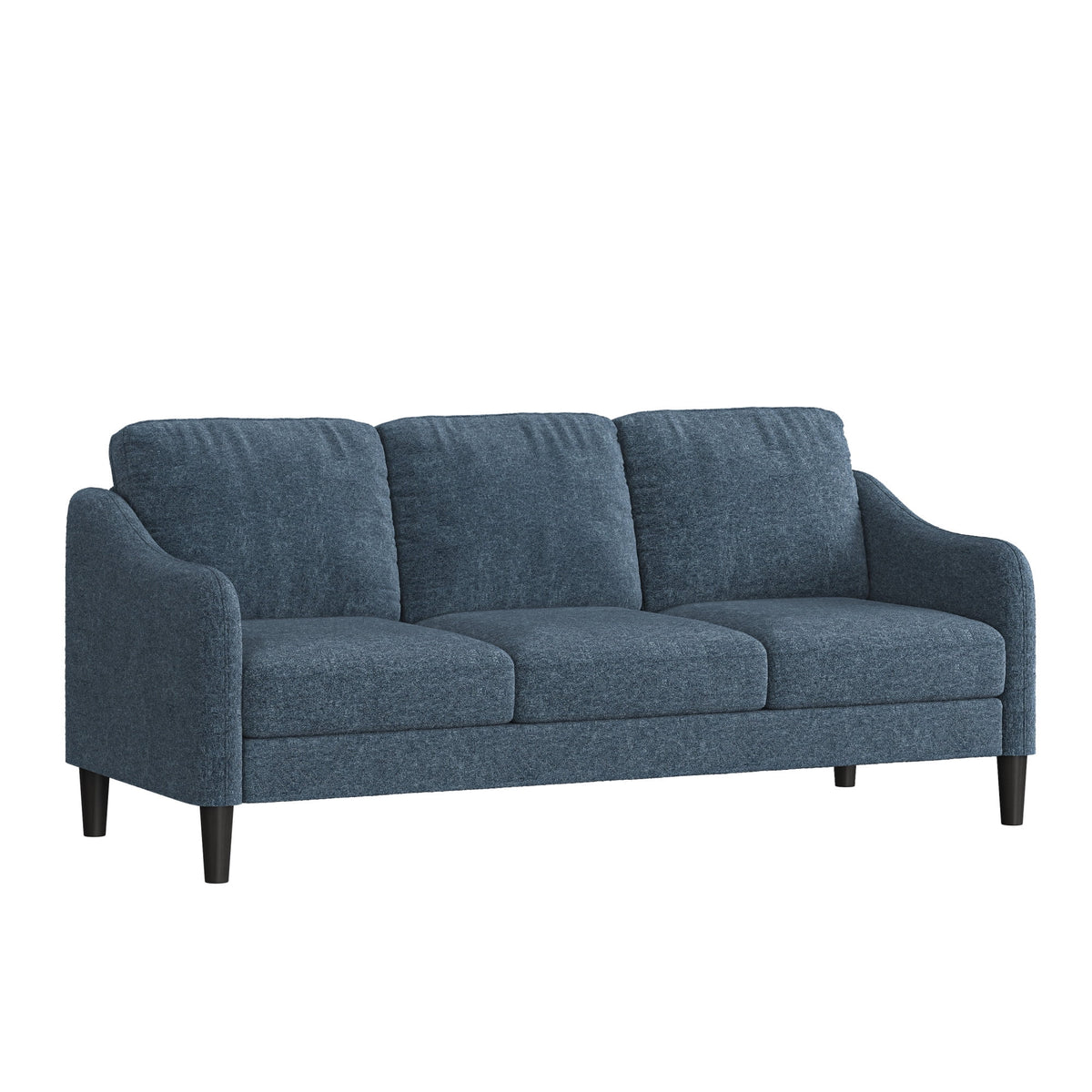 Mainstays Westley Swoop Arm Sofa, Burnt Orange