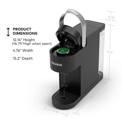 Keurig K-Slim Black Single-Serve K-Cup Pod Coffee Maker