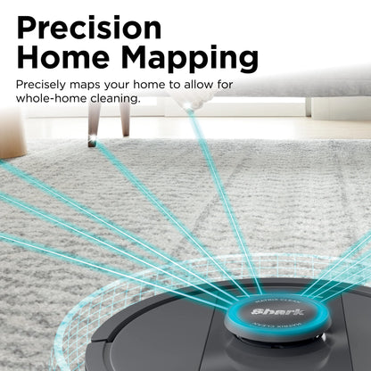 Shark IQ 2in1 Self-Empty Robot Vacuum & Mop, 30-Day Capacity, Precision Home Mapping, Sonic Mopping, Self-Emptying, Smart Mapping, Wi-Fi Connected, LIDAR Navigation, Mop Combo, Pet Hair