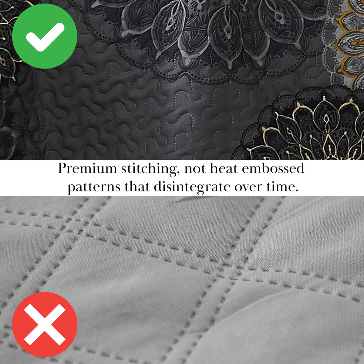 Southshore Fine LinensOversized 5-Piece Twin / Twin XL Quilt Bedding Set with two matching shams and three decorative throw pillows, oversized Paisley farmhouse bedspread Pure Melody Aqua