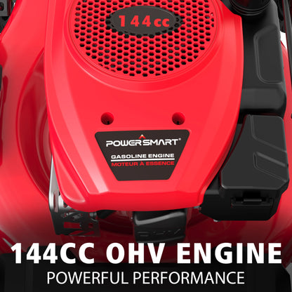 PowerSmart 21" 144CC Push Lawn Mower, with Six Cutting Heights