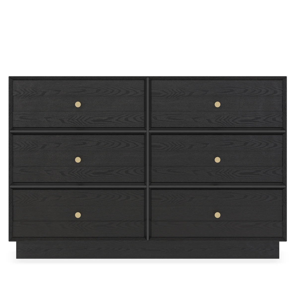 May Color Large White 3 Drawer Dresser Set of 2 with Fluted Panel, Modern Chest of Drawers with Silent Slide Drawers, Wood Accent Nightstand with Storage for Bedroom Living Room, Hallway