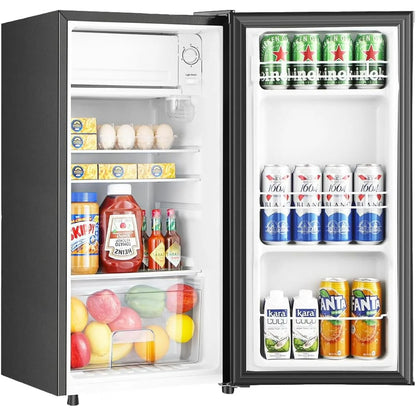 HUMSURE 3.1 Cu.ft Mini Fridge with Freezer, Single Door Compact Refrigerator for Dorm, Office