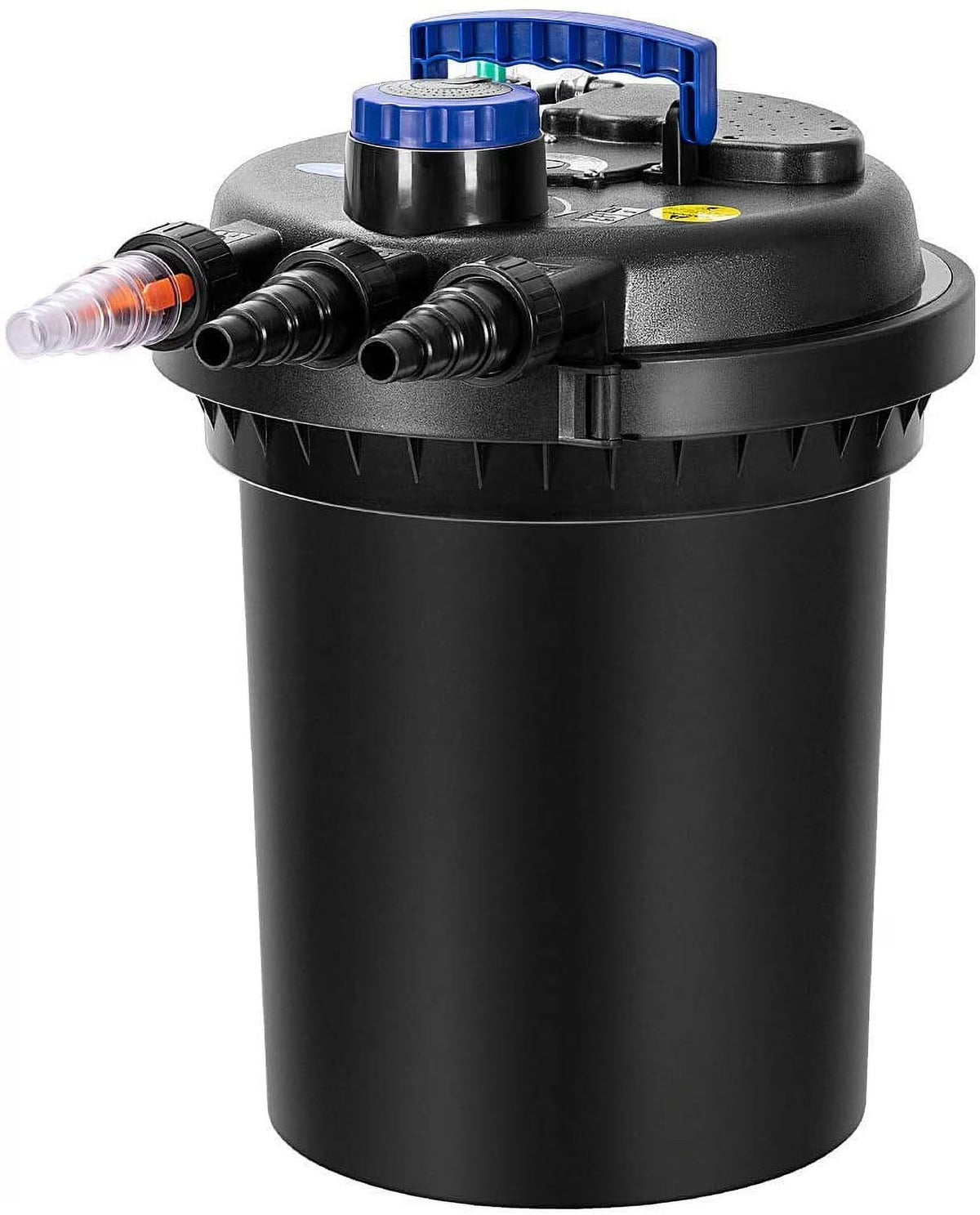 SPECSTAR Pressurized Biological Pond Filter with 13-watt Light, 1580 GPH Suitable for Koi Ponds up to 800 Gallons or Ornamental Ponds up to 1600 Gallons