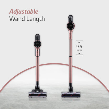 LG Cord Zero A9 Cordless Stick Vacuum - A912PM, Lightweight, Powerful Suction, Pet Hair, Hard Floor, Carpet, HEPA Filter, Self-Cleaning Brushroll, LED Headlights, Rechargeable, Multi-Surface