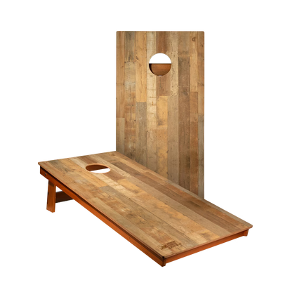 2x4 American Cornhole Association Backyard 2400 Distressed Wood Flag Recreational Cornhole Boards