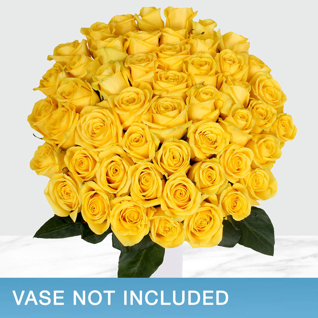 50-stem Yellow Roses