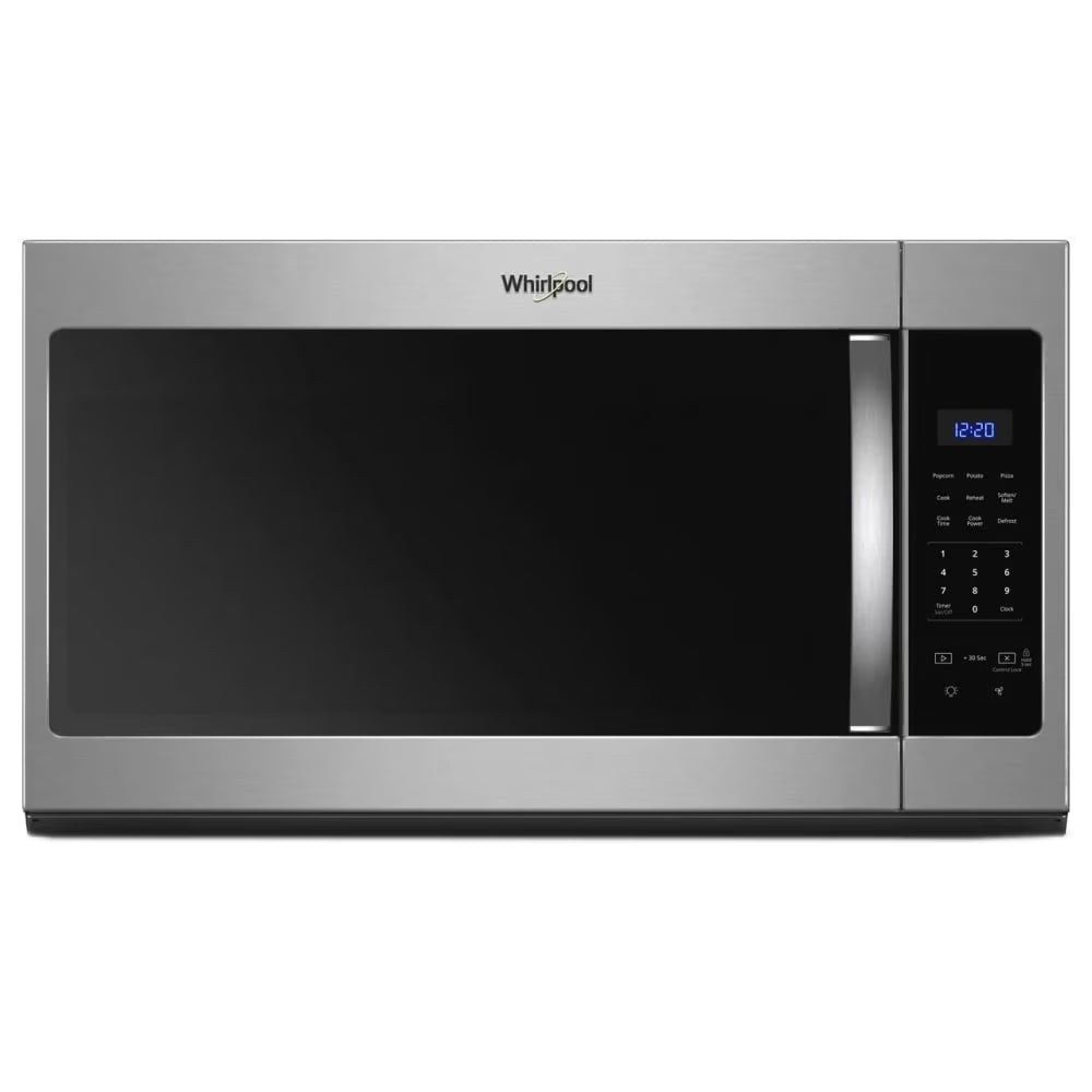 Whirlpool 1.7 Cu. Ft. Microwave Hood Combination Black
