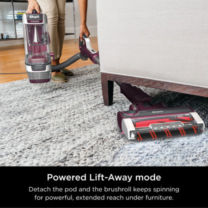 Shark Upright Vacuum, Stratos, Pet Friendly, Bagless, Ultra Powerful Suction, Hard Floor and Carpet, DuoClean PowerFins HairPro, Self-Cleaning Brushroll, Odor Neutralizer Technology, AZ3000, Burgundy