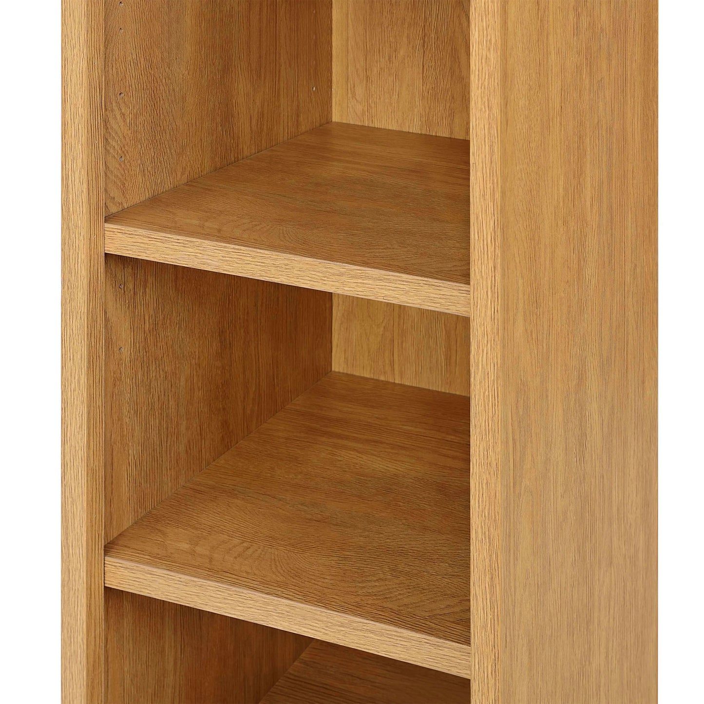 Better Homes & Gardens Juliet Narrow Arch Bookcase, Rich Black and Light Honey