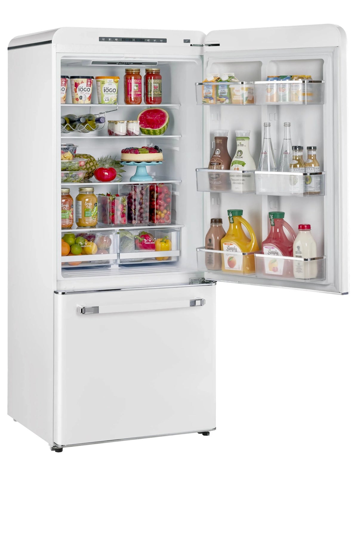 Unique Appliances Ugp-510L Ac Classic Retro 30" Wide 17.7 Cu. Ft. Energy Star Certified