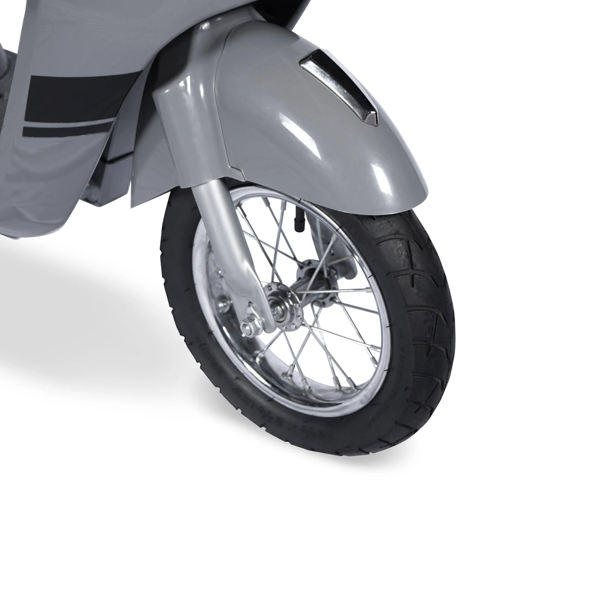 24V Hyper Toys Retro Electric Scooter, Easy Twist Throttle, Blue, Ages 13+, Including Teens, Tweens