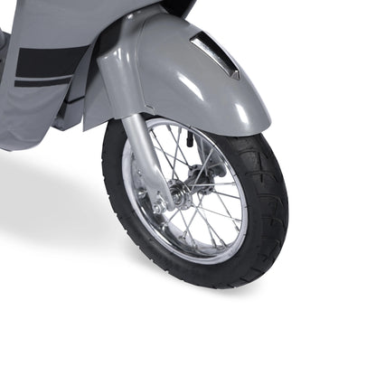 24V Hyper Toys Retro Electric Scooter, Easy Twist Throttle, Blue, Ages 13+, Including Teens, Tweens