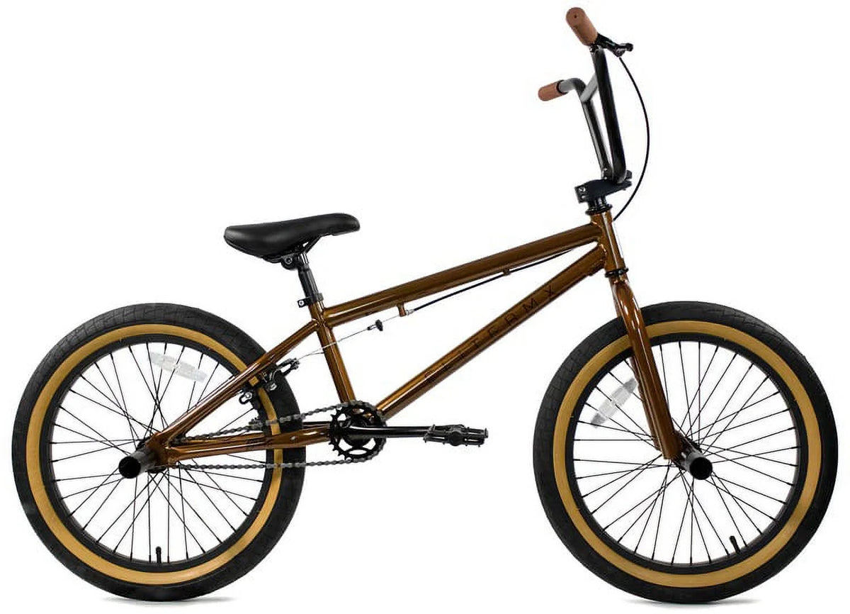 Elite BMX Bicycle 20” Freestyle Bike - Stealth Blue Purple Ideal for Ages 7 to 18 Years