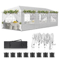 Ktaxon 10'X30'  Pop up Wedding Party Tent Foldable Gazebo W/8 Sidewalls Canopy White