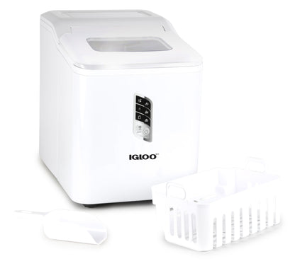 Igloo Automatic Ice Machine Self Cleaning Countertop Ice Maker for Water Bottle & Drinks, Aqua