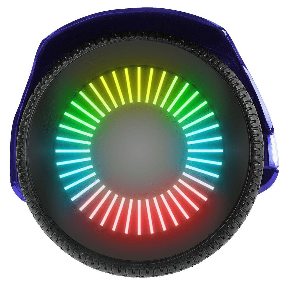 Voyager HoverBeam Purple Hoverboard with Light-up Wheels and Footboard. 185lb limit.