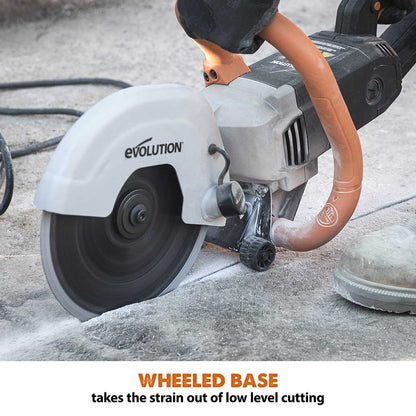 Evolution Power Tools 9 in. Electric Concrete Saw