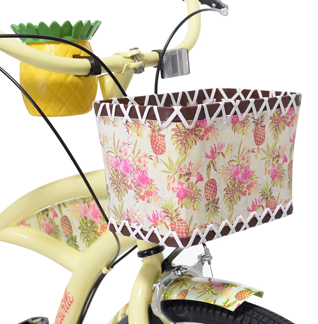 26" Margaritaville Women's 3-Speed Cruiser Bike, Yellow