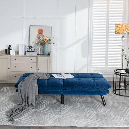 PAPROOS Convertible Sofa Bed, Folding Futon Sofa Bed, Upholstered Sofa Bed Couch, Loveseat Sleeper Sofa for Small Space, Apartment, Living Room, Cream