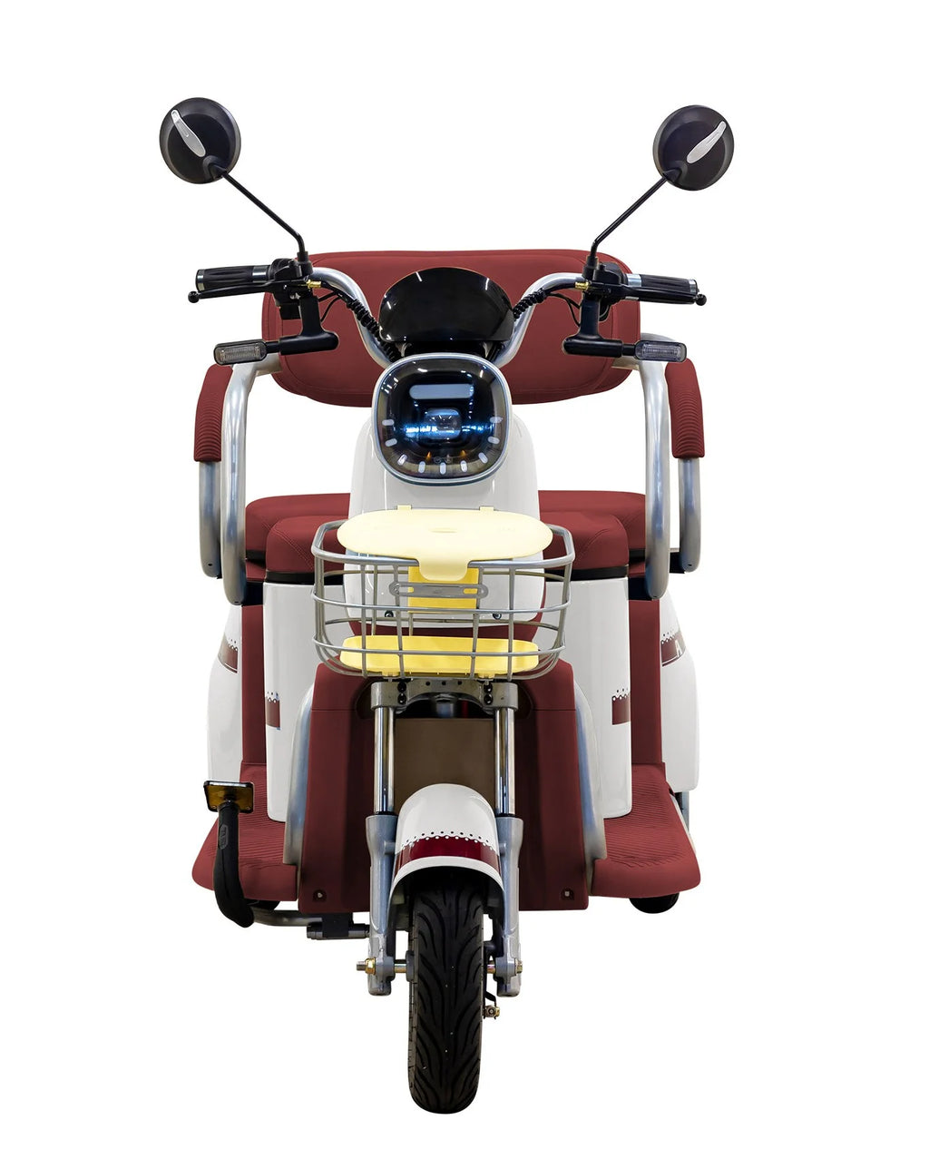 Massimo MGC E-Trike 3-Wheel Electric Cart – 17 MPH, 2-Seater Adult Scooter – Blue