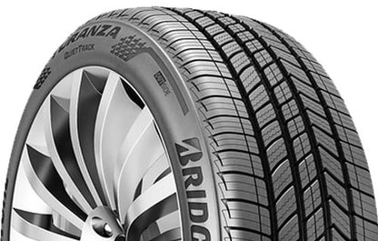 Set of 4 Bridgestone Turanza QuietTrack 215/50R17 95V 800AA Tires 80K Mileage Warranty BR000077 / 215/50/17 / 2155017 Fits: 2012-18 Ford Focus Titanium, 2016-18 Honda Civic EX-T