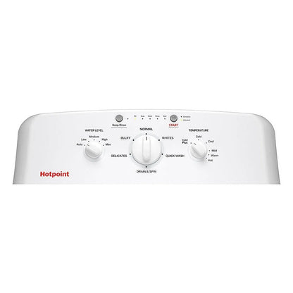 Hotpoint 4 cu ft High Efficiency White Top Load Washing Machine with Cold Plus