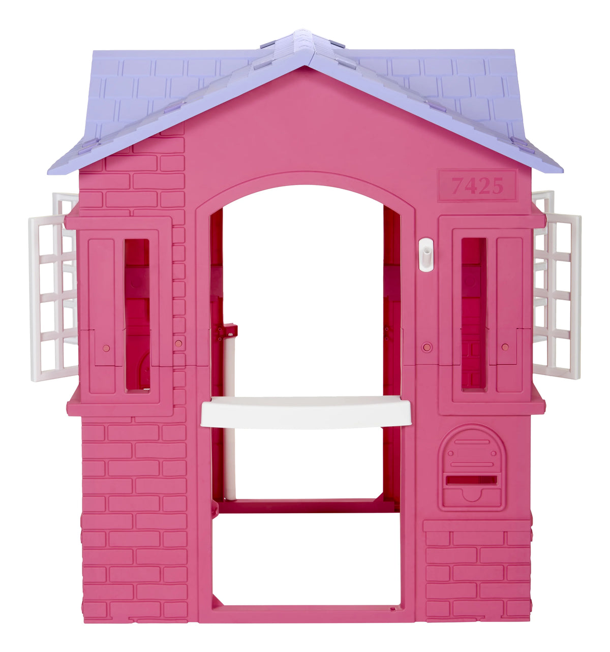 Little Tikes Cape Cottage House, Pink - Pretend Playhouse with Working Doors, Window Shutters, and Flag Holder, for Kids 2-8 Years Old