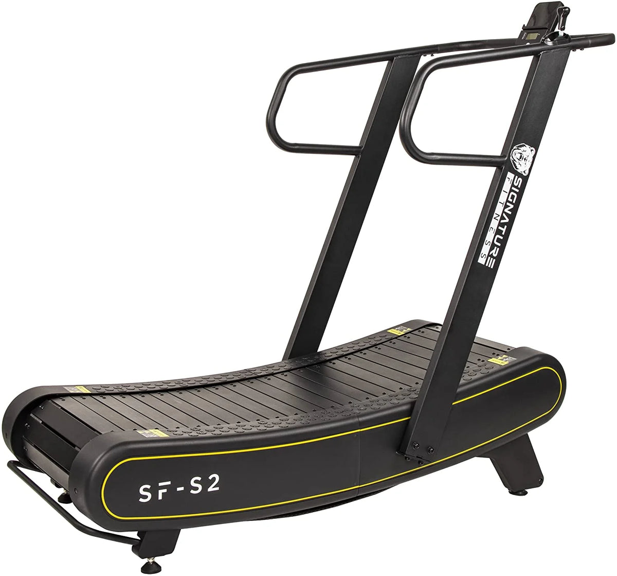 Signature Fitness SF-S2 Sprint Demon - Motorless Curved Sprint Treadmill with Adjustable Levels of Resistance - 300 lb Capacity