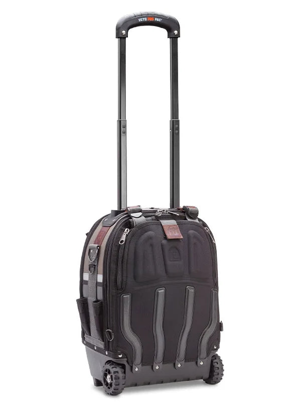 VETO Waterproof Tool Bags with Wheels, Polypropylene Plastic Black