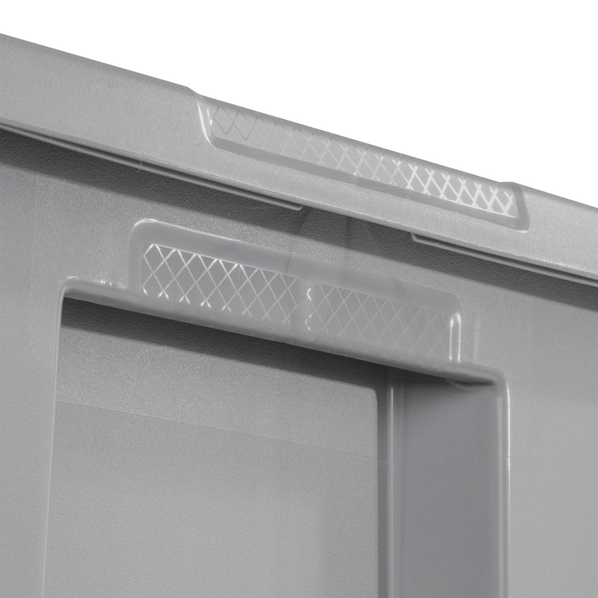 Sterilite 18 Gallon Tote, Plastic Storage Bin with Snap-on Lid, Gray, 8 Count