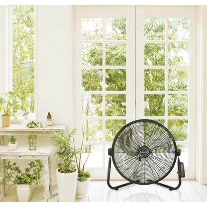 Lasko Max Performance 20" High Velocity Floor Fan, Wall Mount Option, Gray, H20610