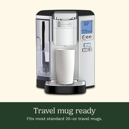Cuisinart Premium Single Serve  Brewer + Hot Water Coffee-Maker Combo