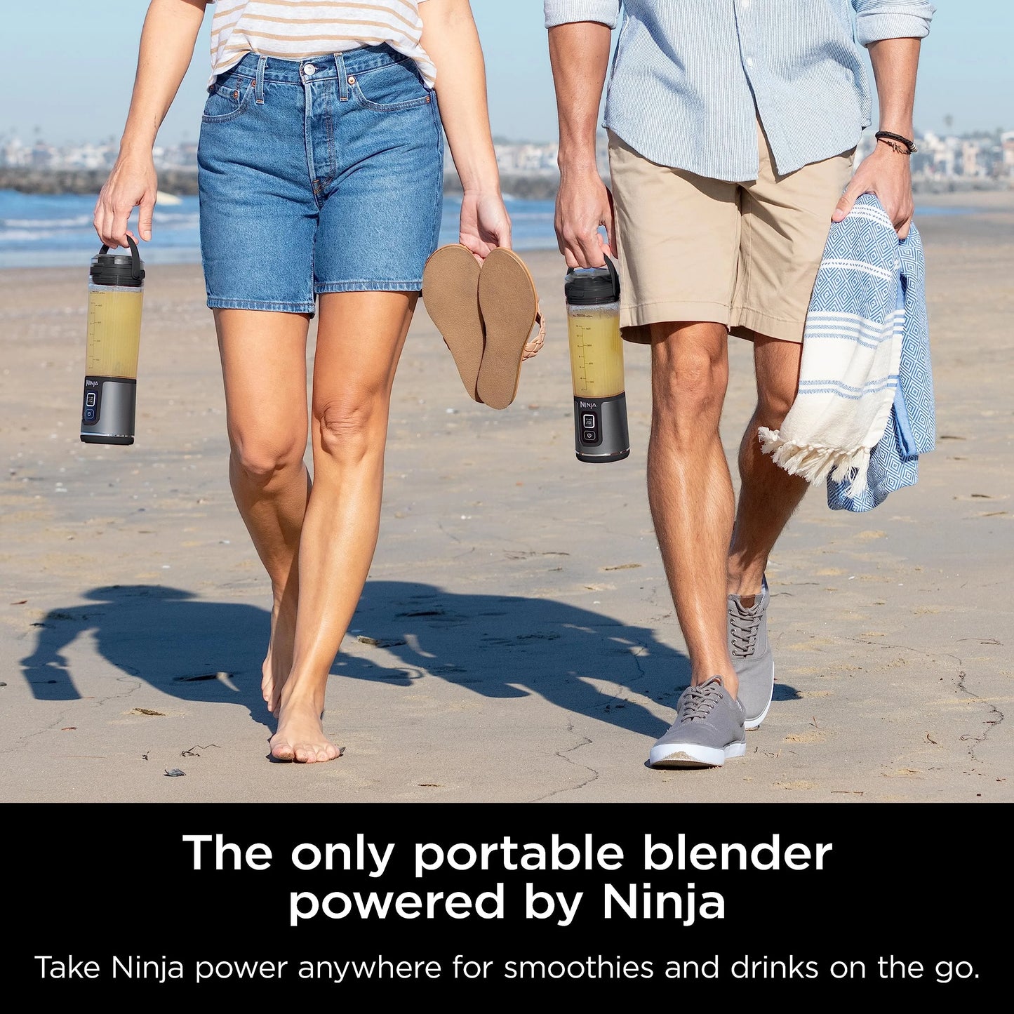 Ninja Blast Portable Blender, Cordless, 18oz. Vessel, Personal Blender for Shakes & Smoothies, BPA Free, Leakproof Lid & Sip Spout, USB-C Rechargeable, Dishwasher Safe Parts, Metallic Purple,