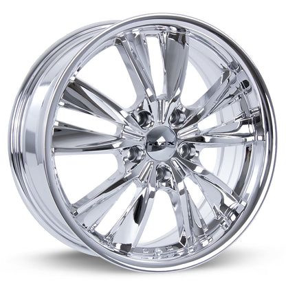 RTX Twist 17x7 5x114.3 ET40 CB73.1 Chrome (PVD) Wheel
