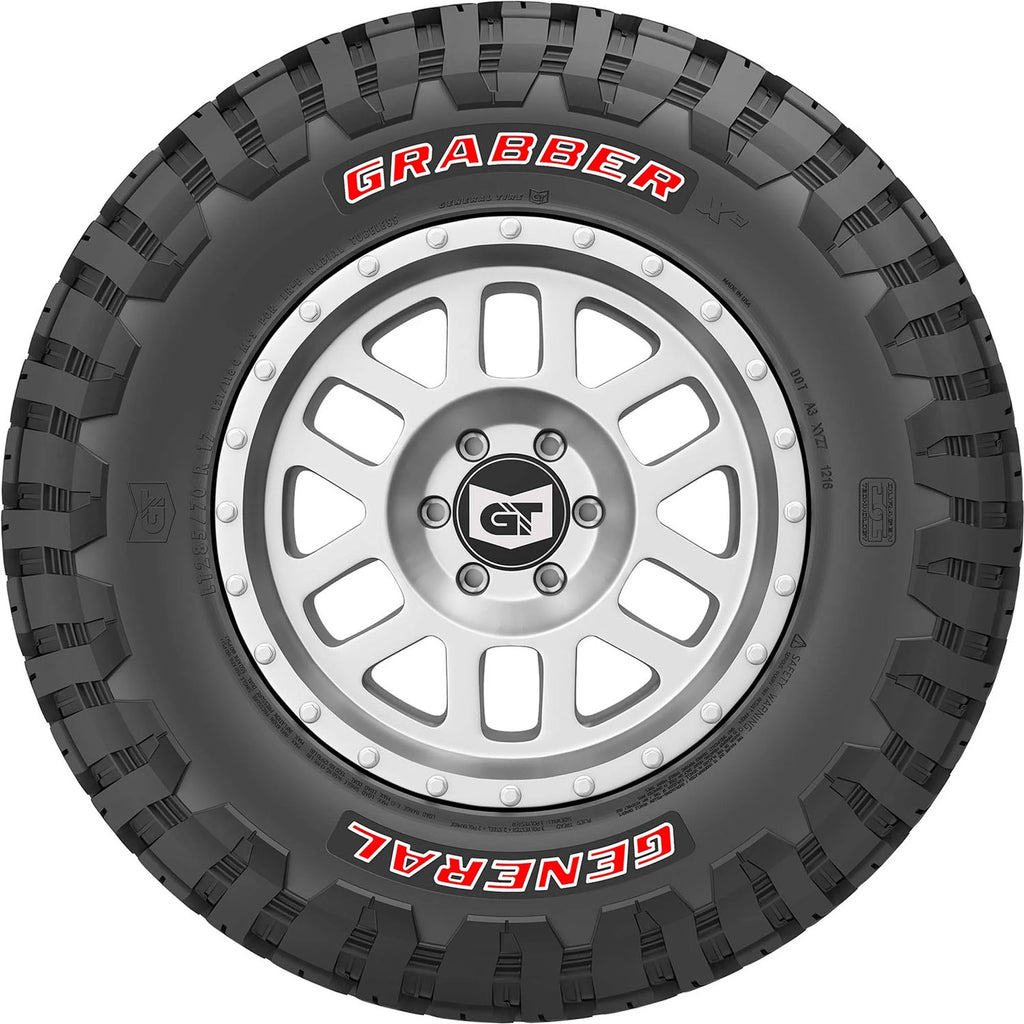 Set of 4 General Grabber X3 LT35X12.50R20 121Q E Tires