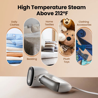Neakasa Magic 1 Portable Hand Held Ironing Wrinkle Fabric Steamer, 2300Pa Suction Vacuum Steamer&Iron,Ready-to-Wear Clothes Steamer for Travel