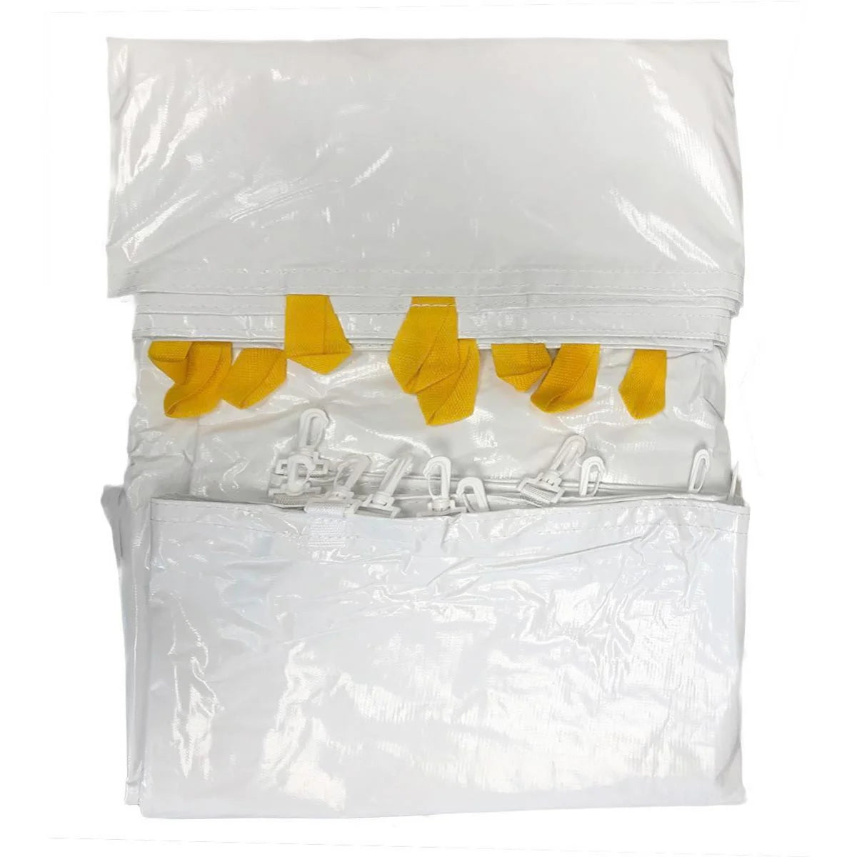 TentandTable Standard Sidewall Kit for 8 ft Sides, White, 10 ft x 20 ft