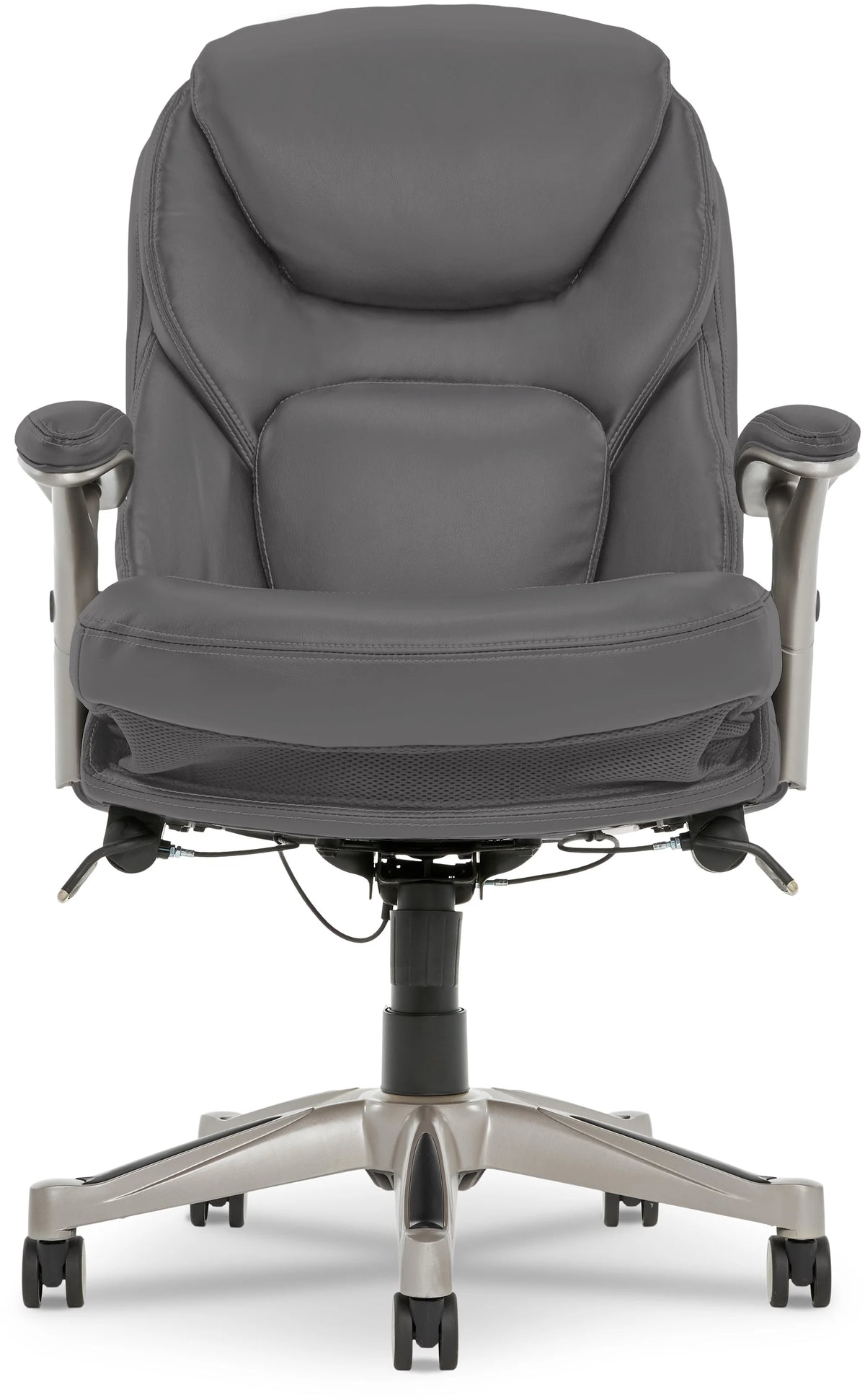 Serta Back in Motion Technology Fabric Executive Office Chair, Light Gray