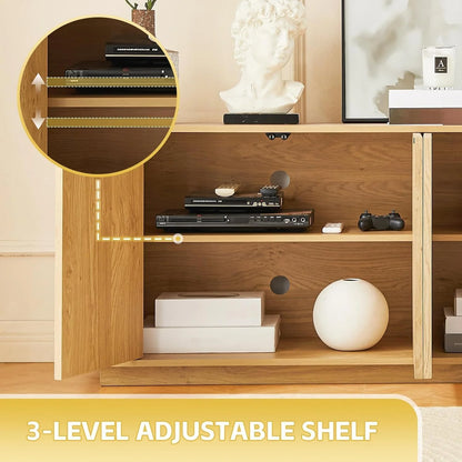 TV Stand, Modern Entertainment Center for TVs Up to 75 inch