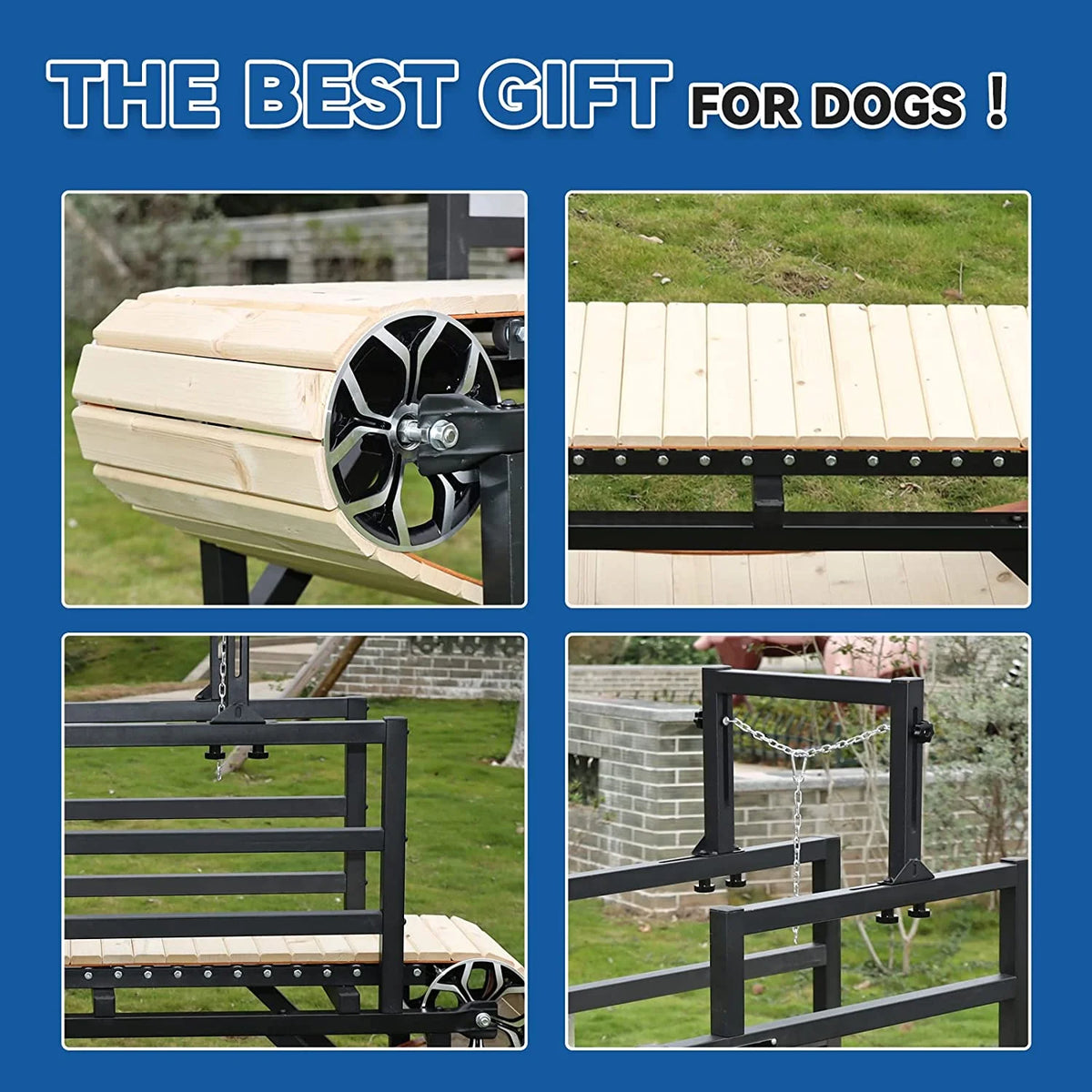 Dog Treadmill Walkable Workout Equipment Small Manual Machine for Large Dogs 10MPH