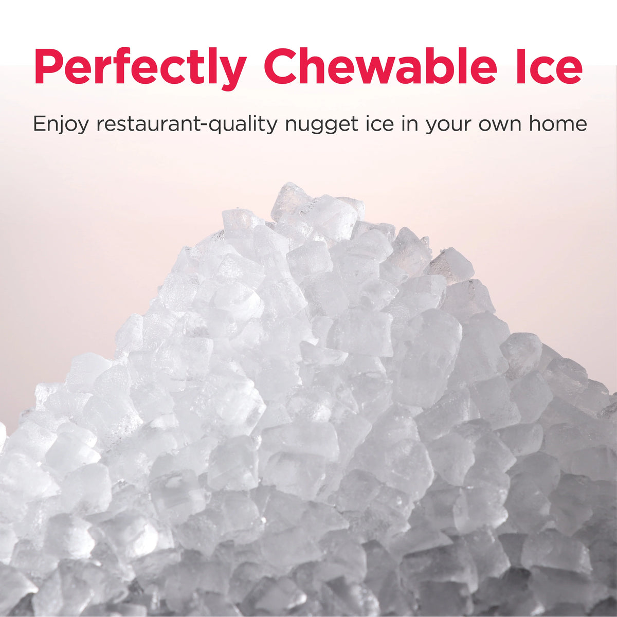 Frigidaire Gallery 33 lbs. Touchscreen Nugget Ice Maker - Stainless Steel Accent, EFIC220, Black