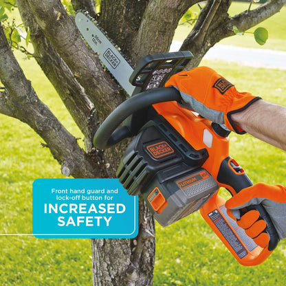 BLACK+DECKER 40V MAX Cordless Chainsaw, 12-Inch, Battery and Charger Included