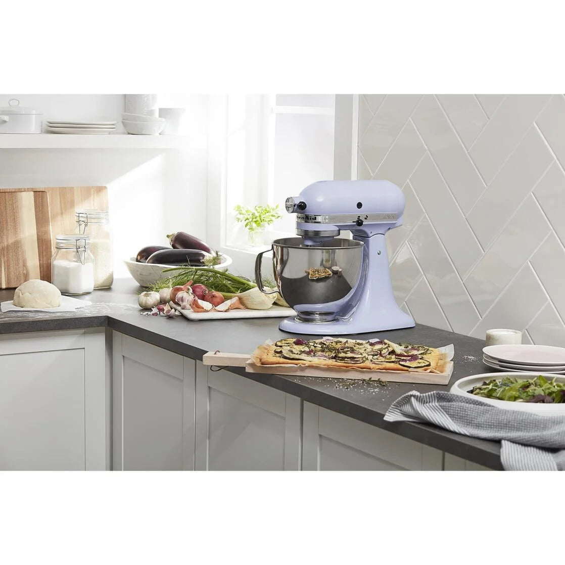 KitchenAid Artisan Series 5-Quart Tilt-Head Stand Mixer, Wildflower, KSM156CXWF