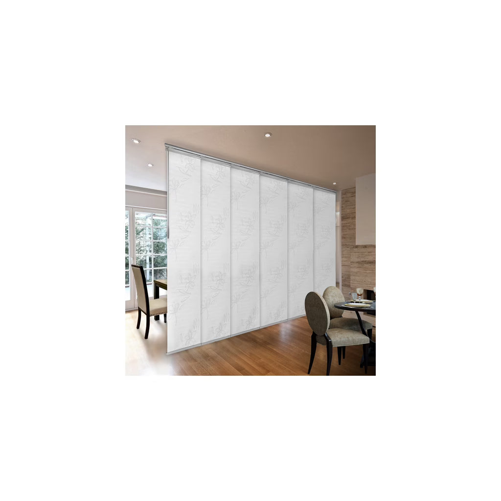 Panel Track SystemAdjustable Room DividerMetal Wall DecorHome Office PartitionSliding Door Cover 70-130"