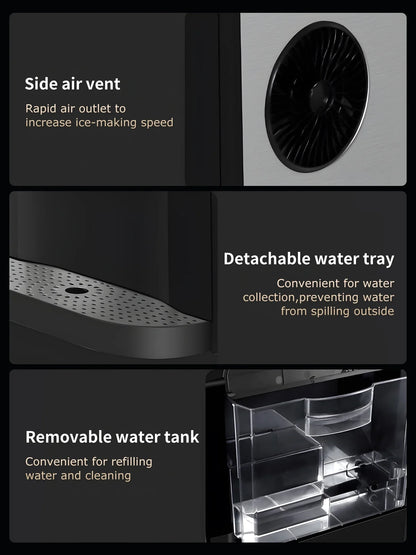 Northair 44lb Self-Dispensing Nugget Ice Maker Machine with Top Loading Water Reservoir