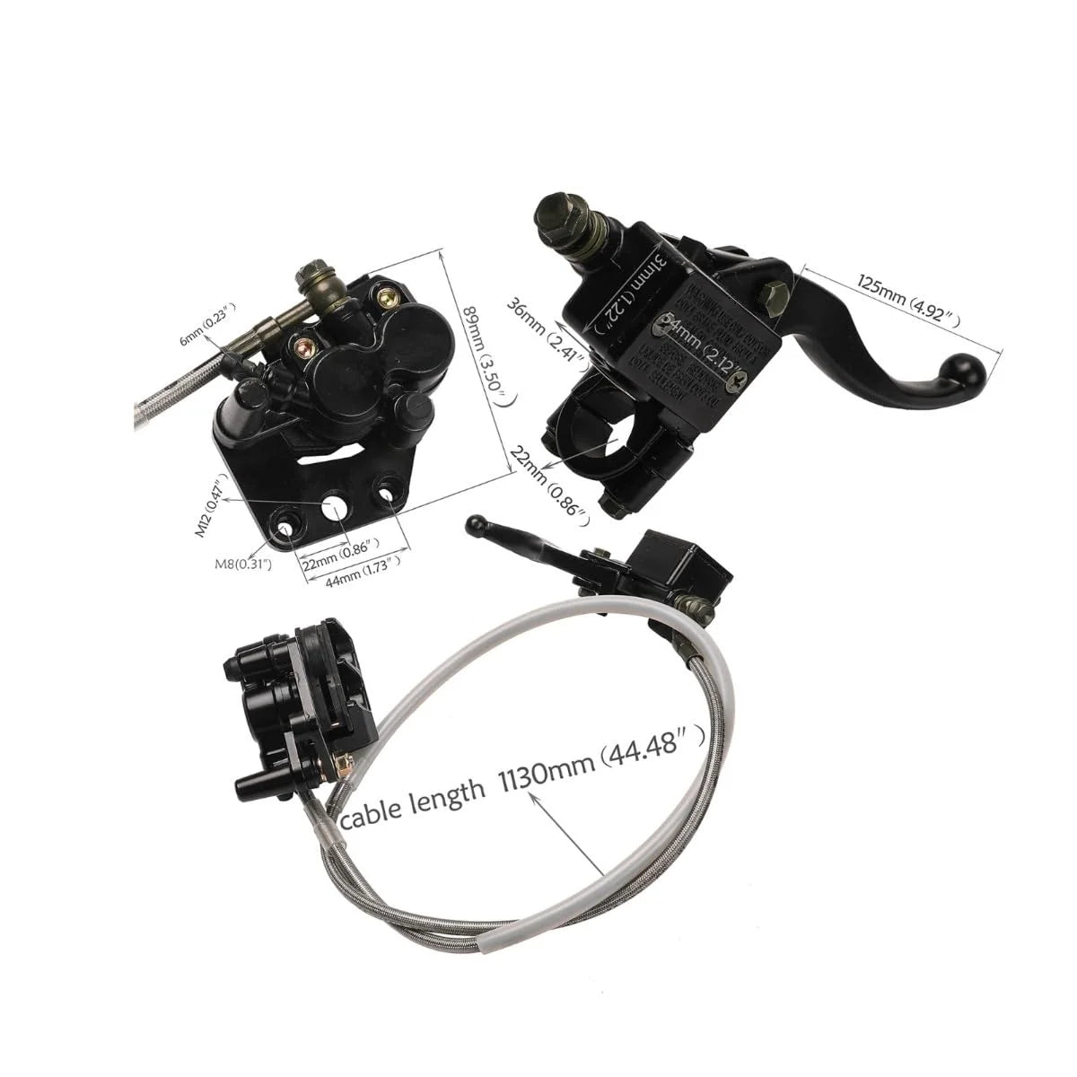 Complete Front Rear Wheel Kit 17" & 14" Dirt Bike Wheels 70/100-17, 90/100-14 Tire 1.6x17 1.85x14 Rim + Front Forks Triple Tree + Rear Swing Arm for Pit Bike Taotao SSR 125cc 140cc YZ85 CR85