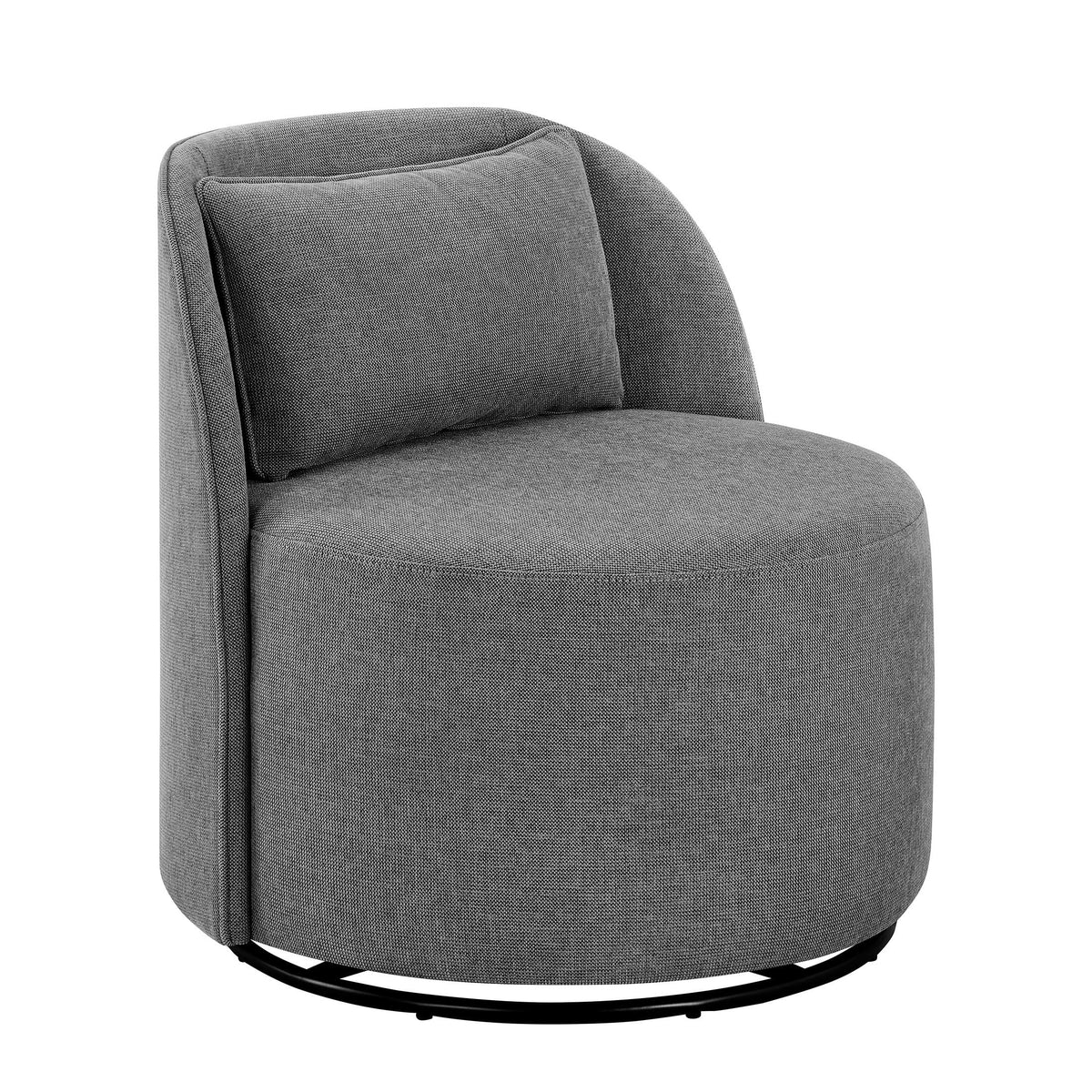 Better Homes & Gardens Juliet Modern Arch Swivel Accent Chair, Cream Boucle