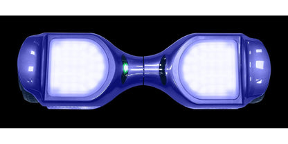 Voyager HoverBeam Purple Hoverboard with Light-up Wheels and Footboard. 185lb limit.