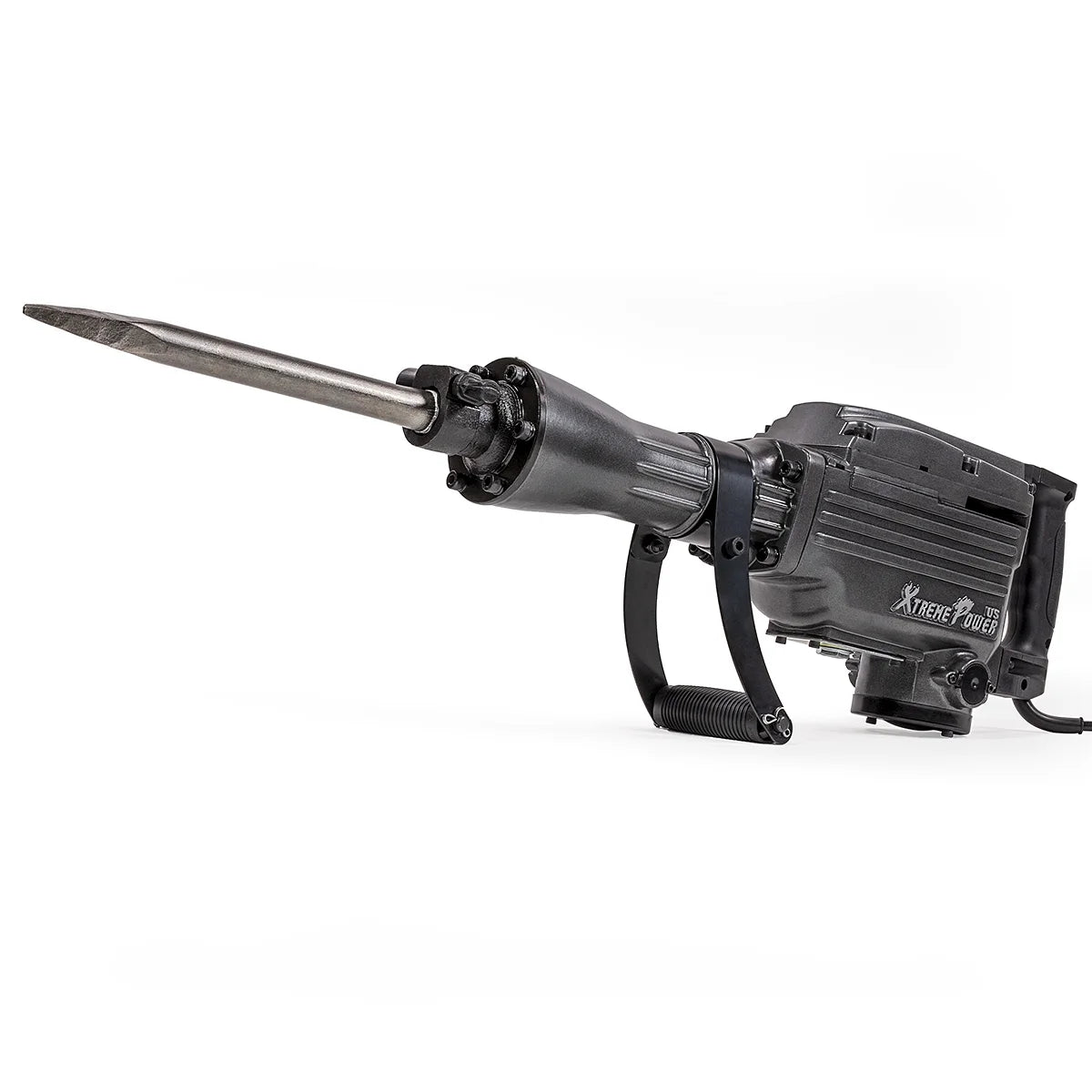 XtremepowerUS Demolition Jack Hammer Heavy Duty, 3600W Electric Jackhammer 1900BPM Power Drill Concrete Breaker Bar Point & Chisel Bits Chisel Set